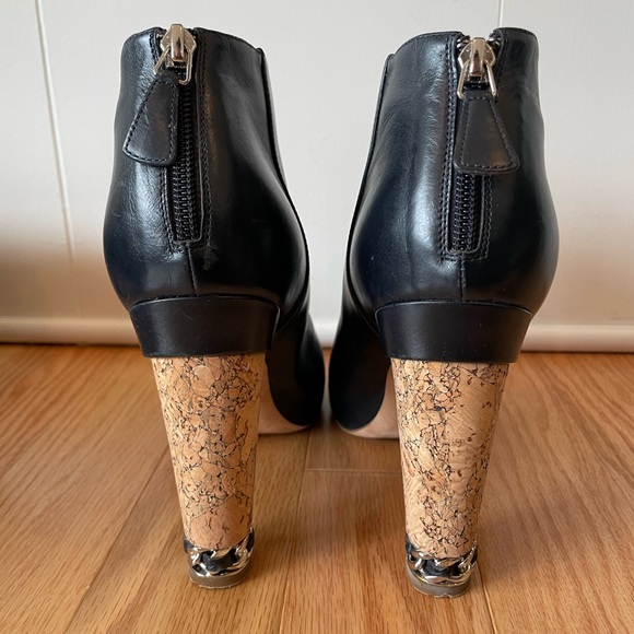 Chanel open toe bootie with cork heel - Picture 3 of 10